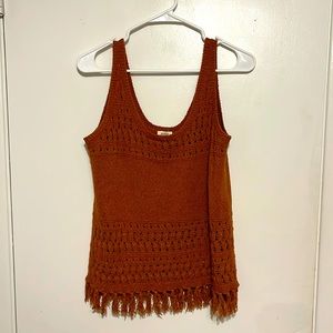 Xtra small cute orange top.